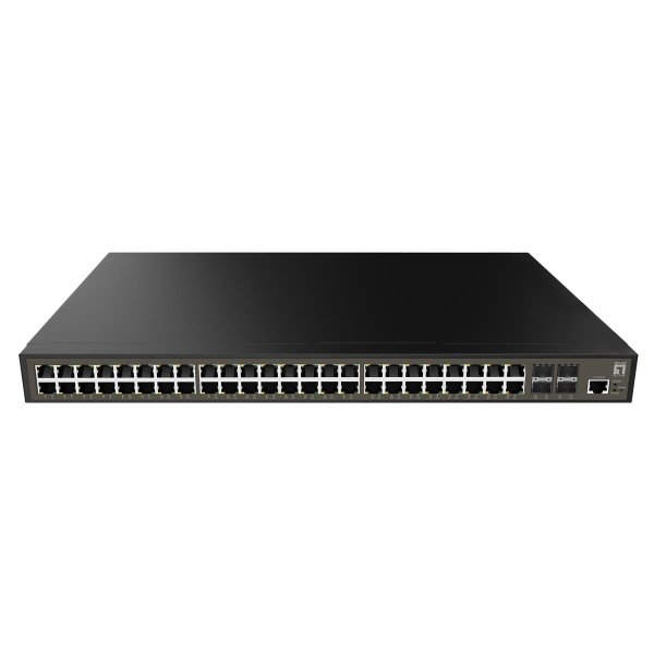 LevelOne GEL-5271, Managed, L2+, Gigabit Ethernet (10/100/1000), Rack-Einbau, 1U