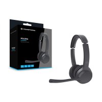 Conceptronic POLONA04B Bluetooth-Stereo-Headset, Verkabelt & Kabellos, Anrufe/Musik, 170 g, Kopfhörer, Schwarz