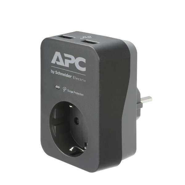 APC PME1WU2B-GR, 680 J, 1 AC-Ausgänge, Typ F, 230 V, 50 - 60 Hz, 16 A