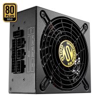 Sharkoon SilentStorm SFX Gold, 500 W, 100 - 240 V, 50 - 60 Hz, 7 A, +12V,+3.3V,+5V,+5Vsb,-12V, 105 W