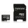 Transcend TS8GUSDHC10, 8 GB, MicroSDHC, Klasse 10, NAND, 90 MB/s, Schwarz