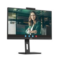 AOC 24P3CW, 60,5 cm (23.8"), 1920 x 1080 Pixel, Full HD, LED, 4 ms, Schwarz