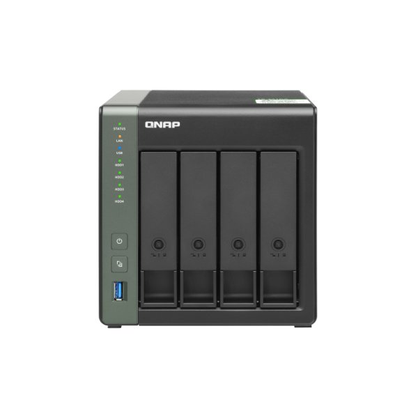 QNAP TS-431KX + 4x ST4000VN008, NAS, Tower, Annapurna Labs, AL214, 16 TB, Schwarz