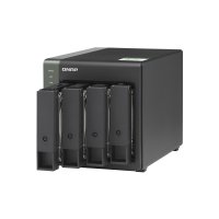 QNAP TS-431KX + 4x ST4000VN008, NAS, Tower, Annapurna Labs, AL214, 16 TB, Schwarz