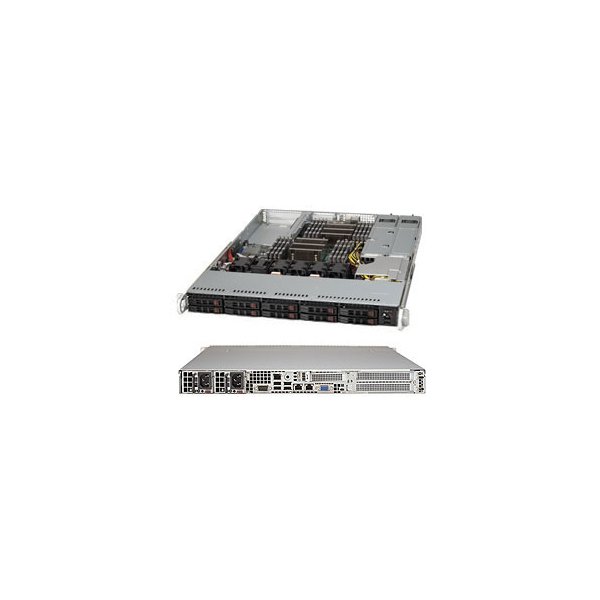 Supermicro SuperChassis 116AC2-R706WB2, Rack, Server, Schwarz, EATX, Aktivität, HDD, LAN, Leistung, BSMI CCC CE/EMC FCC class A UL/CB UL/CUL