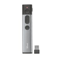 Trust Kazun, RF, USB, 10 m, Aluminium, Schwarz