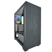 AZZA HIVE 450, Midi Tower, PC, Schwarz, ATX, EATX, ITX,...