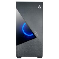 AZZA Eclipse, Midi Tower, PC, Schwarz, ATX, 16,5 cm, 36 cm