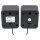 IC Intracom Manhattan 2600 Lautsprechersystem, USB, kompakt, 2 Lautsprecher, 2.0 Kanäle, Kabelgebunden, 6 W, 90 - 20000 Hz, 4 Ohm, Schwarz