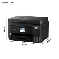 Epson EcoTank ET-3850, Tintenstrahl, Farbdruck, 4800 x...