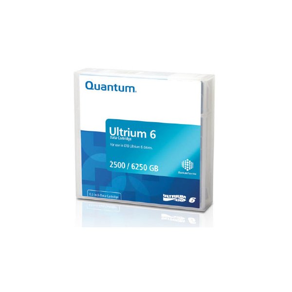 Quantum Ultrium 6, Leeres Datenband, LTO, 2500 GB, 6250 GB, 2,5:1, Schwarz