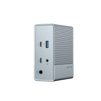 Targus HDG212B-GL, Kabelgebunden, USB 3.2 Gen 1 (3.1 Gen 1) Type-C, 100 W, 1000 Mbit/s, Grau, 89 mm