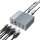 Targus HDG212B-GL, Kabelgebunden, USB 3.2 Gen 1 (3.1 Gen 1) Type-C, 100 W, 1000 Mbit/s, Grau, 89 mm