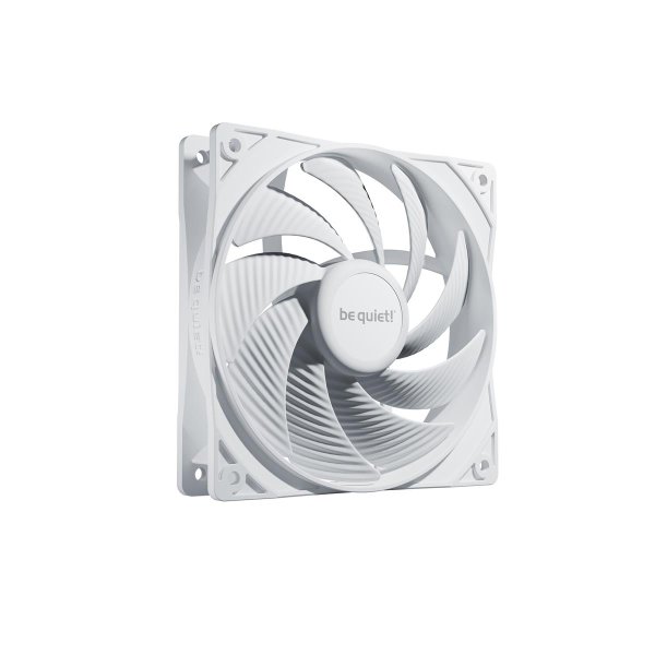 Be Quiet! Pure Wings 3 120mm PWM high-speed White, Ventilator, 12 cm, 2100 RPM, 30,9 dB, 59,6 cfm, 101,2 m³/h