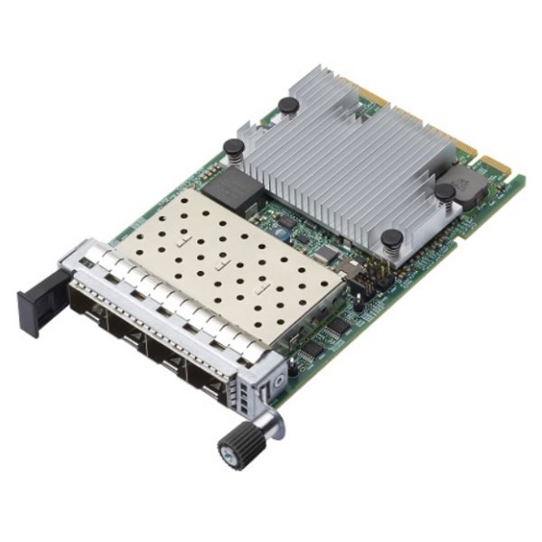 BROADCOM BCM957504-N425G, Eingebaut, Kabelgebunden, PCI Express, Faser, 25000 Mbit/s, Aluminium, Grün, Nickel