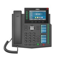 Fanvil X6U, IP-Telefon, Schwarz, Kabelgebundenes...