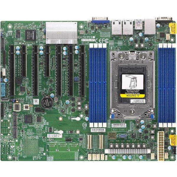 Supermicro MBD-H12SSL-NT-O, AMD, Socket SP3, AMD EPYC, DDR4-SDRAM, 2 TB, DIMM