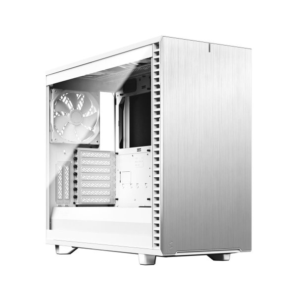 Fractal Design Define 7, Midi Tower, PC, Weiß, ATX, EATX, micro ATX, Micro-ITX, Aluminium, Stahl, 18,5 cm