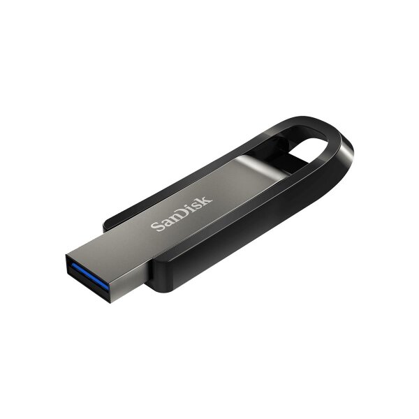 SanDisk Extreme Go, 256 GB, USB Typ-A, 3.2 Gen 1 (3.1 Gen 1), 400 MB/s, Dia, Edelstahl