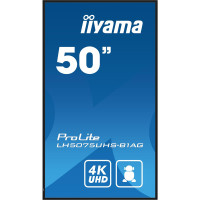 Iiyama LH5075UHS-B1AG, Digital Signage Flachbildschirm, 125,7 cm (49.5"), LCD, 3840 x 2160 Pixel, WLAN, 24/7