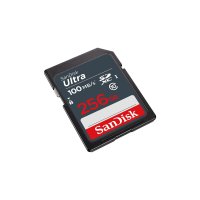 SanDisk Ultra, 256 GB, SDXC, Klasse 10, UHS-I, 100 MB/s,...