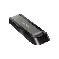 SanDisk Extreme Go, 128 GB, USB Typ-A, 3.2 Gen 1 (3.1 Gen 1), 400 MB/s, Dia, Edelstahl