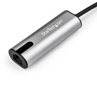 StarTech.com 2.5GbE USB-C auf Netzwerk Adapter - USB-C 3.0 2.5/1 Gbit/s und 100 Mbit/s Multigeschwindigkeits NIC - USB-C/Thunderbolt 3 3.1 Laptop auf RJ45/LAN - MacBook Pro, Surface, Kabelgebunden, USB Typ-C, Ethernet, 5000 Mbit/s, Schwarz, Grau