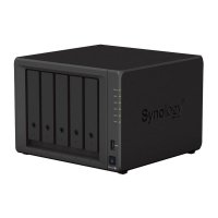 Synology DiskStation DS1522+, NAS, Tower, AMD Embedded R-Series SoC, R1600, 20 TB, Schwarz