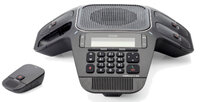 Auerswald COMfortel C-400, IP-Konferenztelefon, Großer Raum, Schwarz, LCD, 158 x 57 Pixel, G.711Mu, G.722, G.726, G.729