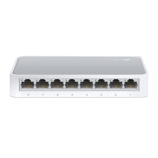 TP-LINK TL-SF1008D, Unmanaged, Fast Ethernet (10/100), Vollduplex