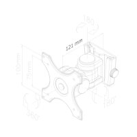 Neomounts TV-/Monitor-Wandhalterung, 76,2 cm (30"),...