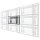 Neomounts Videowall-Wandhalterung, 50 kg, 81,3 cm (32"), 190,5 cm (75"), 200 x 200 mm, 600 x 400 mm