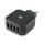 Conceptronic ALTHEA 4-Port-25-W-USB-Ladegerät, Indoor, AC, 5 V, Schwarz