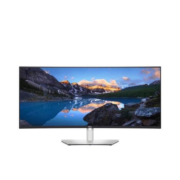 Dell UltraSharp U3824DW, 95,2 cm (37.5"), 3840 x 1600 Pixel, Wide Quad HD+, LCD, 8 ms, Schwarz, Silber