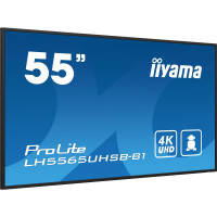 Iiyama LH5565UHSB-B1, Kiosk-Design, 138,7 cm (54.6"), LED, 3840 x 2160 Pixel, WLAN, 24/7