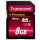 Transcend 8GB SDHC Class 10 UHS-I, 8 GB, SDHC, Klasse 10, NAND, 90 MB/s, Class 1 (U1)