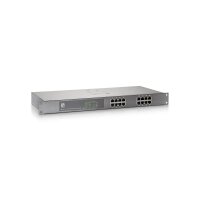 LevelOne 16-Port-Fast Ethernet-PoE-Switch, 240W, 802.3at PoE+, Unmanaged, Fast Ethernet (10/100), Vollduplex, Power over Ethernet (PoE), Rack-Einbau