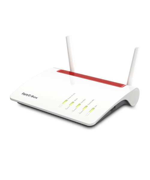 AVM FRITZ!Box 6890 LTE INT, Wi-Fi 5 (802.11ac), Dual-Band (2,4 GHz/5 GHz), Ethernet/LAN, 3G, Rot, Weiß, Tragbarer Router