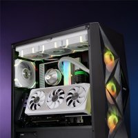 Valkyrie VK-FANX12RW, Ventilator, 80 cfm, Schwarz