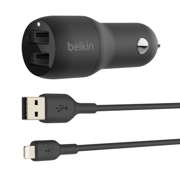 Belkin Boost Charge, Auto, Zigarettenanzünder, 1 m, Schwarz