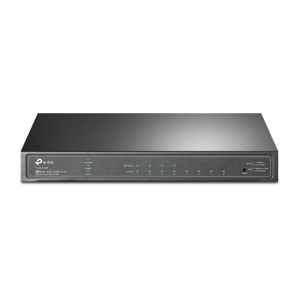 TP-LINK Omada TL-SG2008P, Managed, L2/L2+, Gigabit Ethernet (10/100/1000), Power over Ethernet (PoE), Rack-Einbau