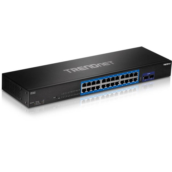 TRENDnet TEG-30262 v1.0R, Gigabit Ethernet (10/100/1000), Vollduplex, Rack-Einbau, 1U