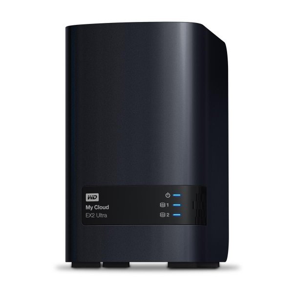 WD My Cloud EX2 Ultra, NAS, Desktop, Marvell, Armada 385, 4 TB, Schwarz