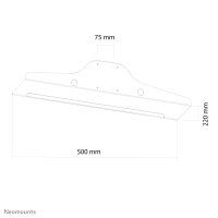 Neomounts Tastatur- und Maushalter, 10 kg, Silber