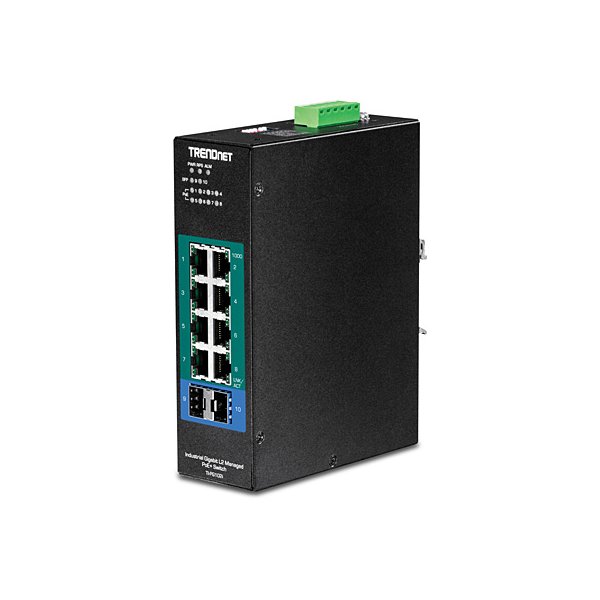 TRENDnet TI-PG102I, Managed, L2, Gigabit Ethernet (10/100/1000), Vollduplex, Power over Ethernet (PoE)