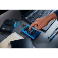 Kingston IronKey 1920GB Vault Privacy 80 XTS-AES 256-bit Verschlüsselte externe SSD, 1,92 TB, USB Typ-C, 3.2 Gen 1 (3.1 Gen 1), 250 MB/s, Passwortschutz, Blau