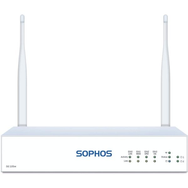 Sophos SG 105w rev. 3, 2,5 Gbit/s, 0,325 Gbit/s, 350 Mbit/s, 0,38 Gbit/s, CB, UL, CE, FCC, ISED, VCCI, MIC (Japan), RCM, CCC, KC, BIS, 802.11a, 802.11b, 802.11g, Wi-Fi 4 (802.11n), Wi-Fi 5 (802.11ac)