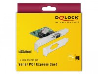 Delock 89948, PCIe, RS-232, Grün, China, ASIX AX99100, 256 B