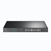 TP-LINK 18-Port Gigabit-Rackmount-Switch mit 16...