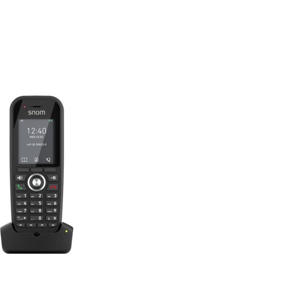 Snom M30 IP DECT Handset EU, DECT-Telefon, Kabelloses Mobilteil, Freisprecheinrichtung, Schwarz